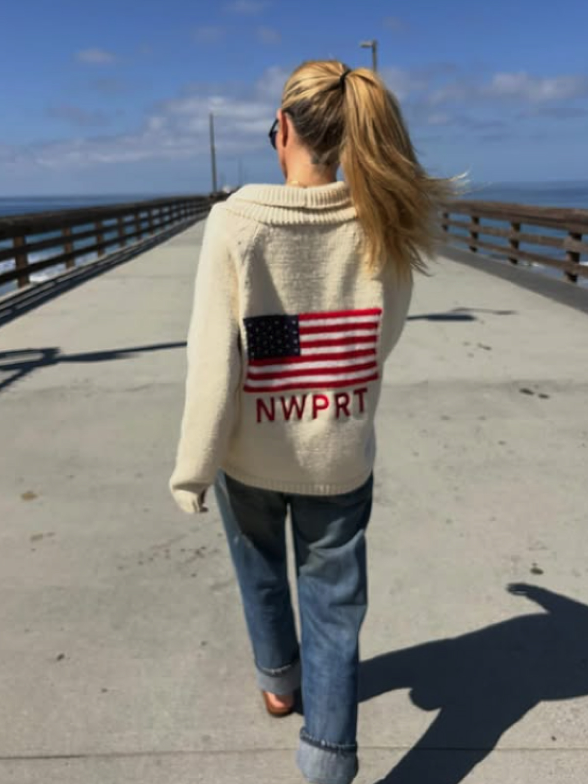 Walking the Newport Beach pier